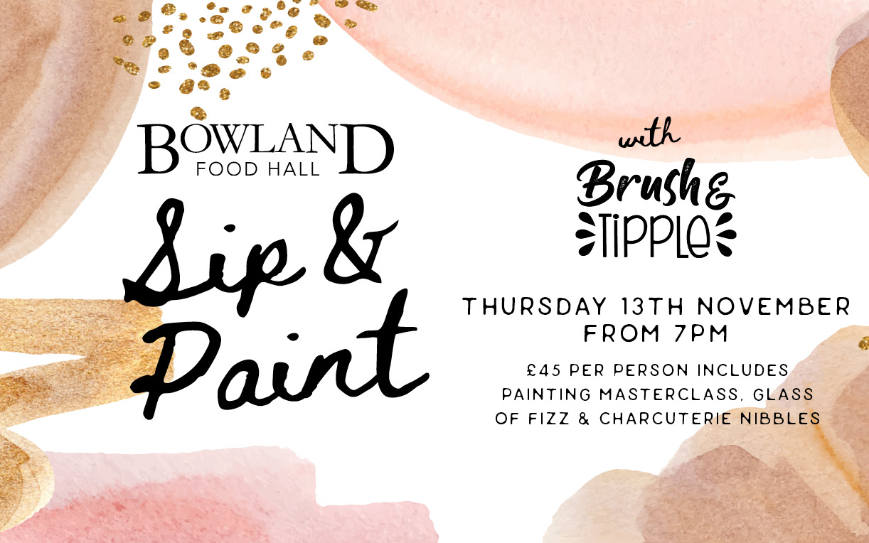 Sip & Paint in the Food Hall