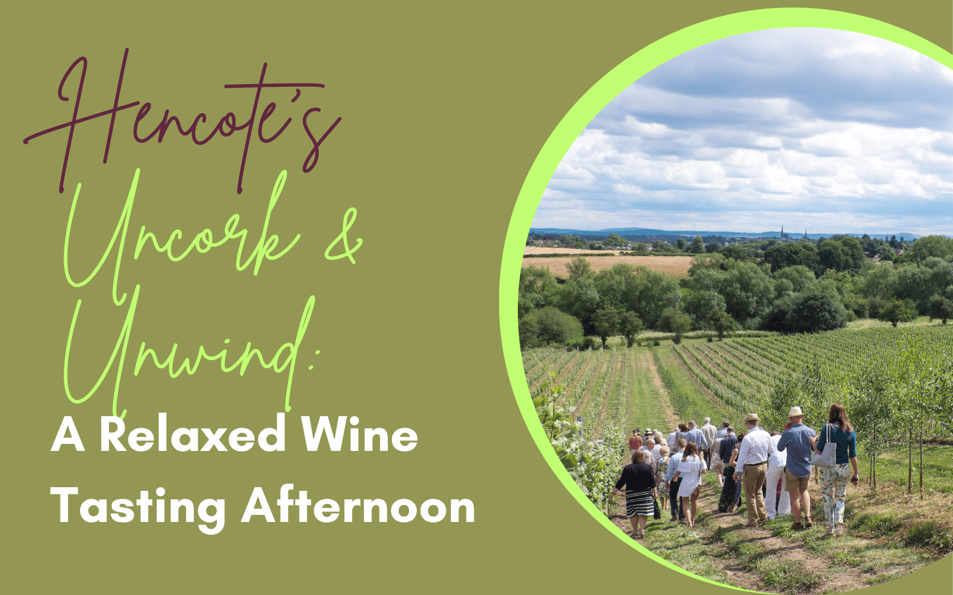 Uncork & Unwind: A Relaxed Wine Tasting Afternoon - Saturday 26th September