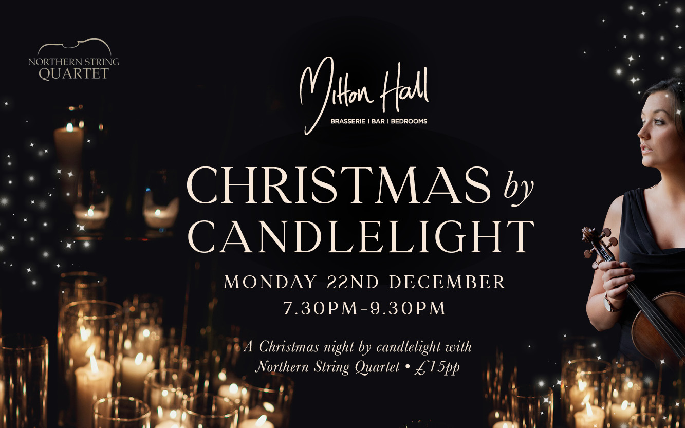 Christmas by candlelight 2025 at Mitton Hall