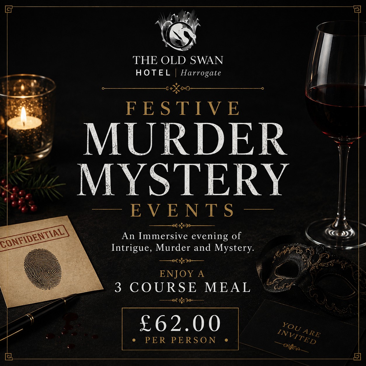 A Dickens of a Murder - Murder Mystery Dinner 27.11.26