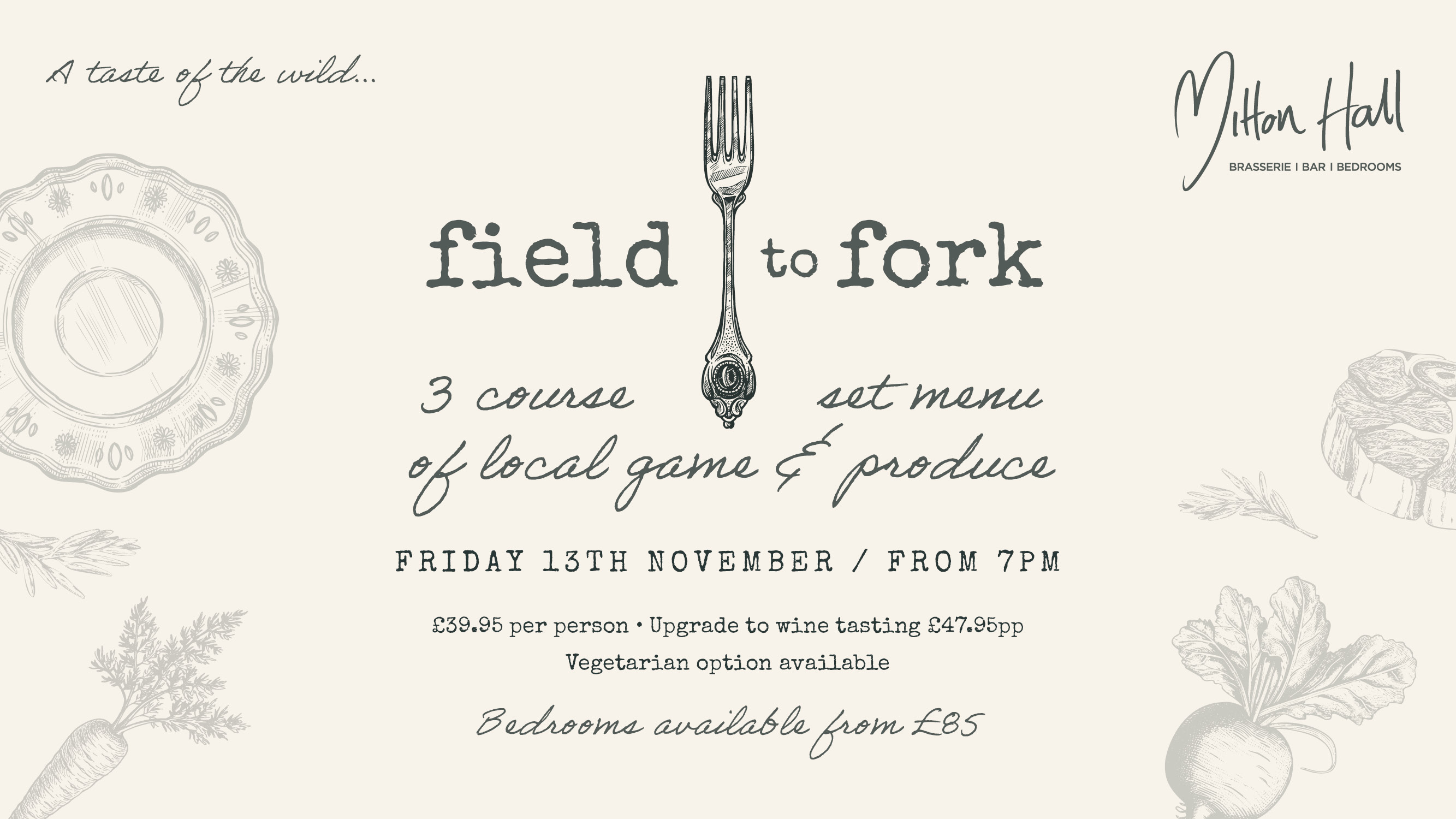 Field To Fork at Mitton Hall