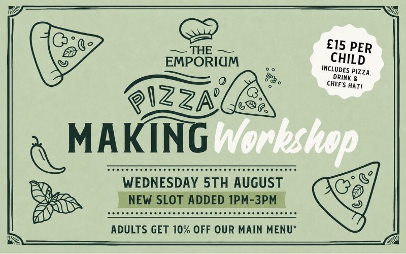 Kids Pizza Making at The Emporium | NEW SITTING: 1PM TO 3PM