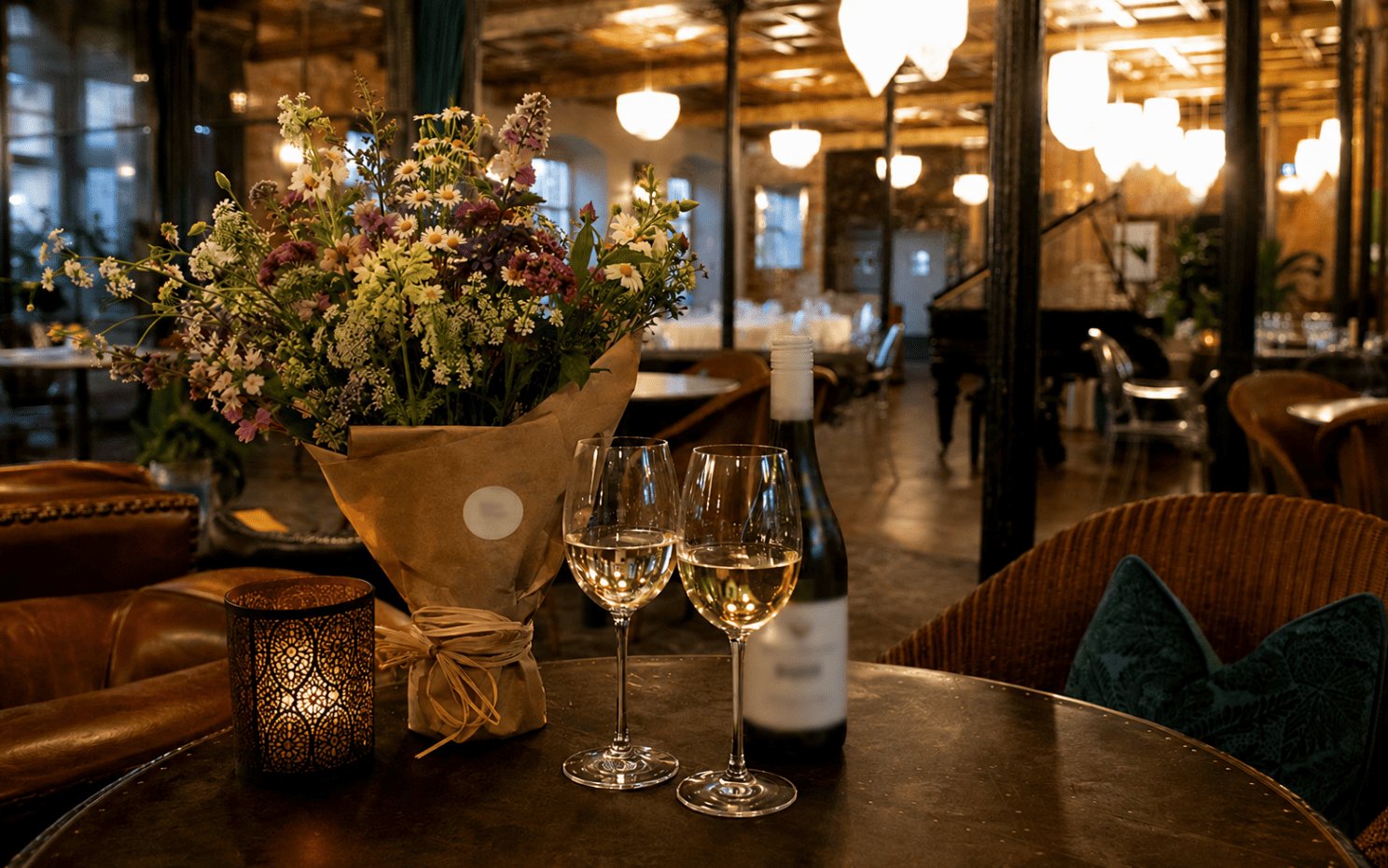 Wine and Wildflowers Floral Workshop at Holmes Mill