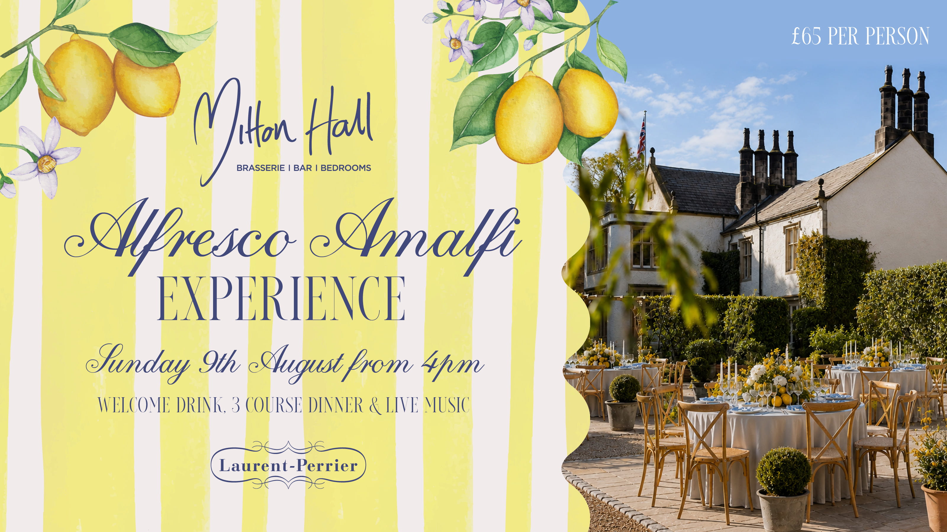 Alfresco Amalfi Experience at Mitton Hall