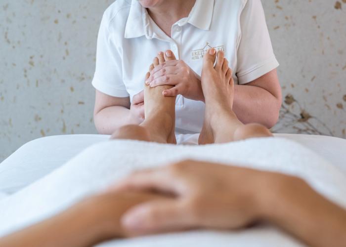 Reflexzonenmassage für die Füße