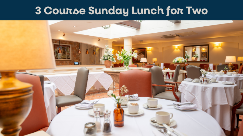 3 Course Sunday Lunch for Two