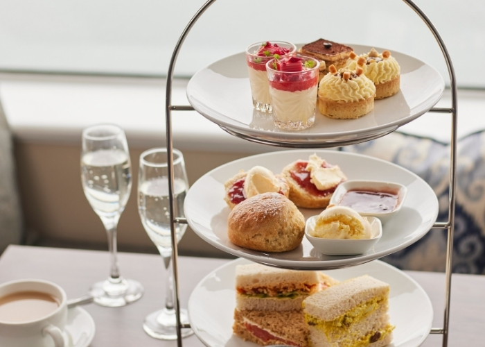 Champagne afternoon tea for two