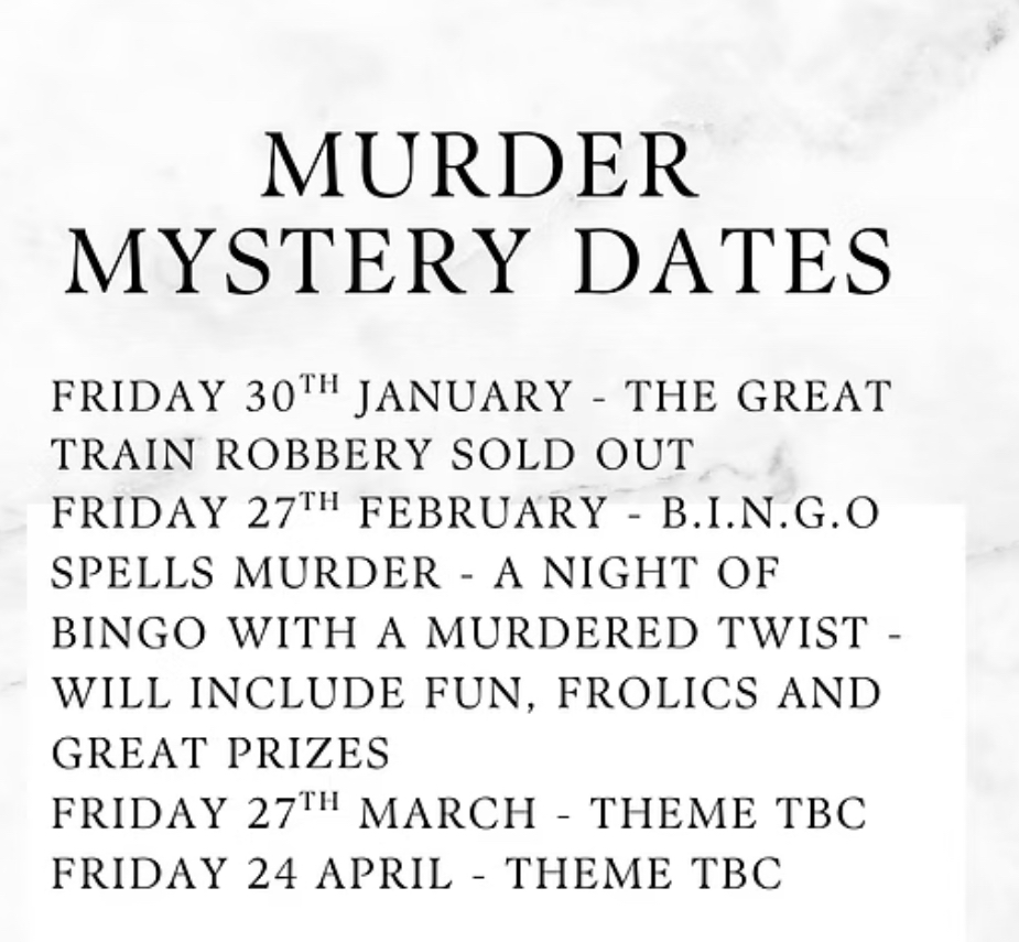 Murder Mystery Voucher / Deposit
