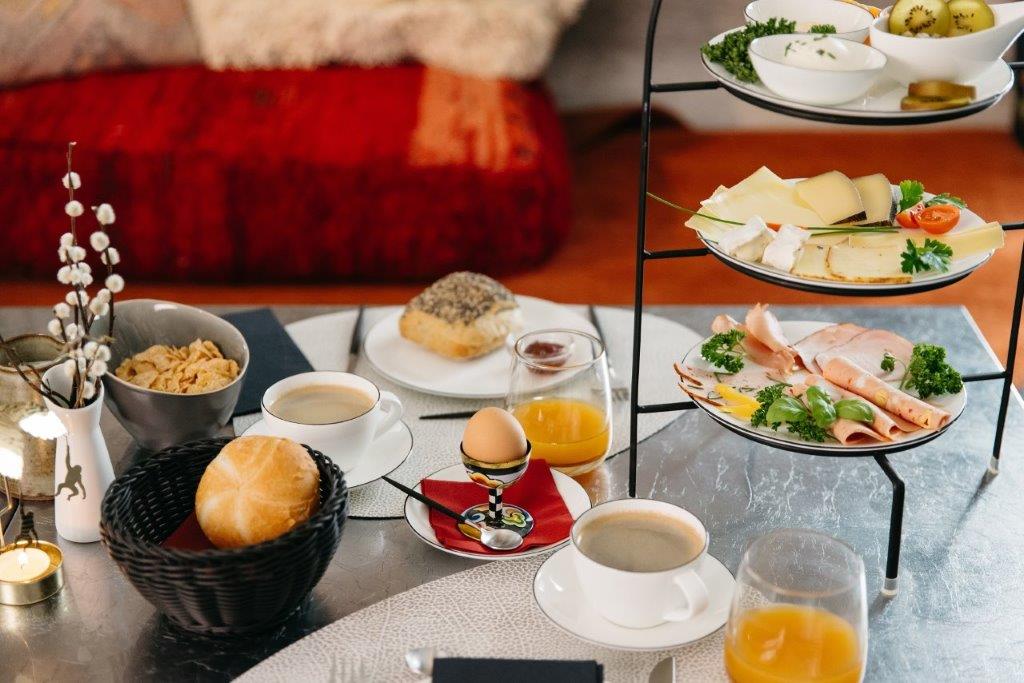 Frühstück im Hotel K7