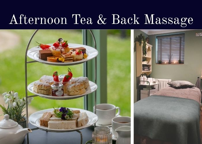 Afternoon Tea & Back Massage for 2 people