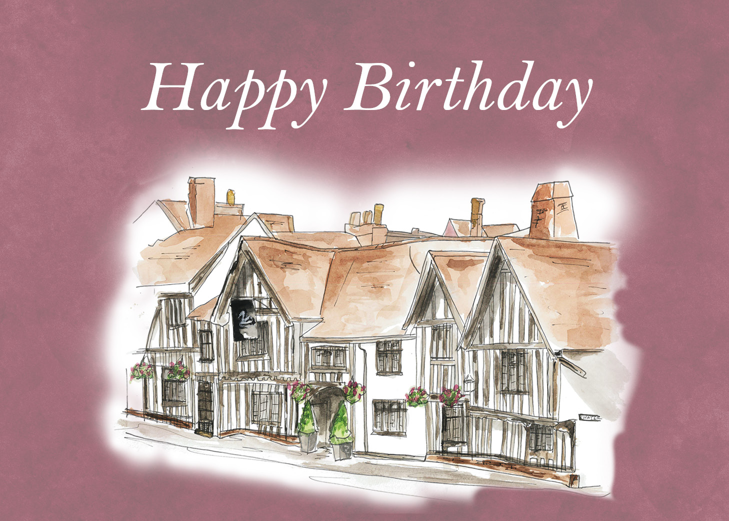Happy Birthday - Swan Monetary Gift Voucher