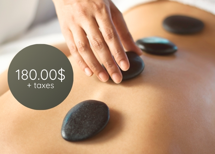 Hot stone massage (90 minutes) and access to thermal baths (5 hours)