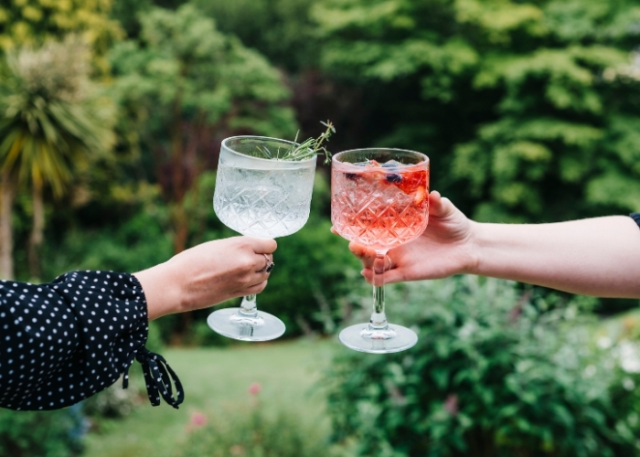 Gin afternoon tea for two