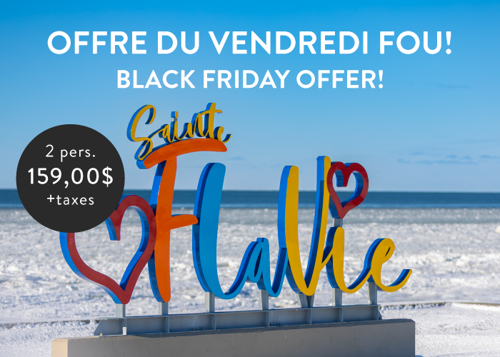 Offre du Vendredi Fou - Vague de rabais 2 PERSONNES / Black Friday Offer - Wave of discounts 2 PEOPLE
