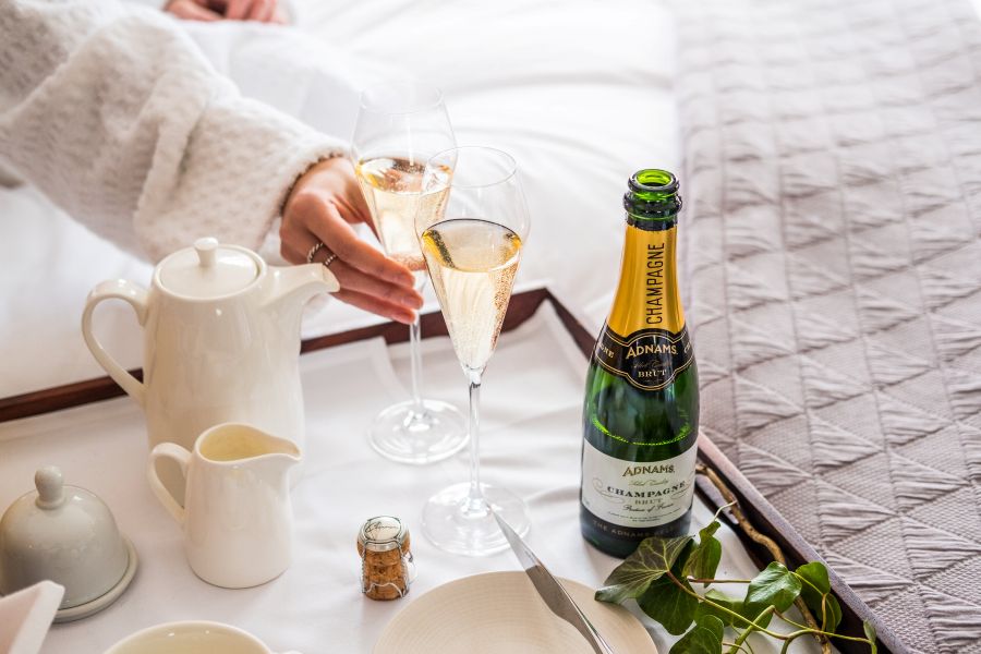 A Bottle of Adnams Champagne