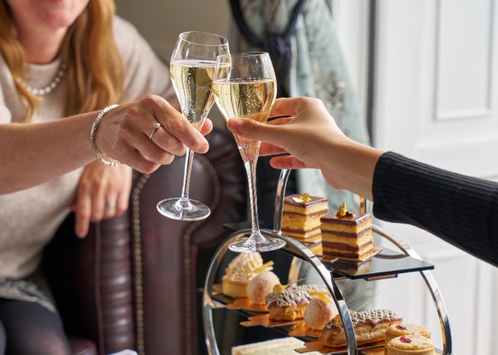 Champagne Afternoon Tea for One - West Court Retreat