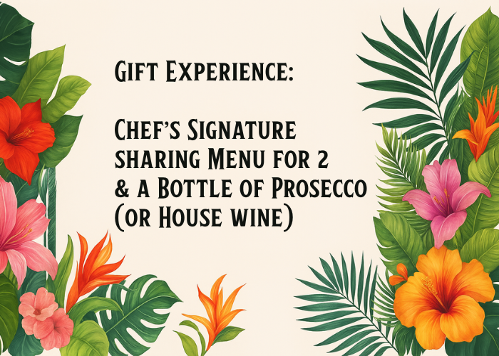 Chef's Signature Menu for 2 with wine
